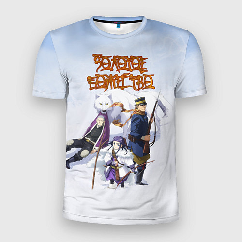 Мужская спорт-футболка Золотое божество / 3D-принт – фото 1