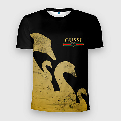 Мужская спорт-футболка GUSSI: Gold Edition / 3D-принт – фото 1