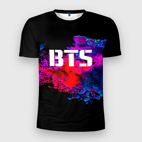 Мужская спорт-футболка BTS: Colors Explode / 3D-принт – фото 1