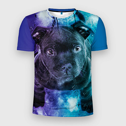 Мужская спорт-футболка Милый пёс / 3D-принт – фото 1