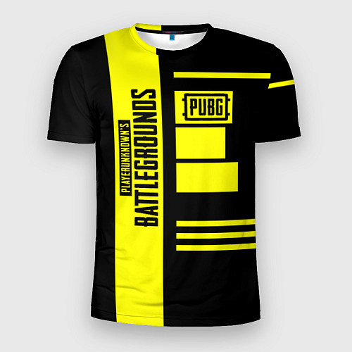 Мужская спорт-футболка PUBG: Yellow Lifestyle / 3D-принт – фото 1