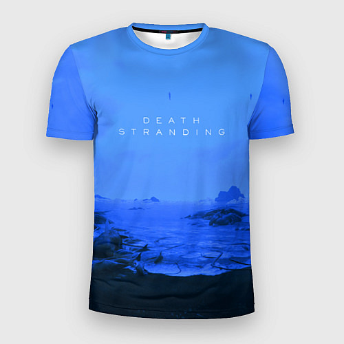 Мужская спорт-футболка Death Stranding: Blue Heaven / 3D-принт – фото 1