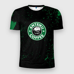 Мужская спорт-футболка Anteiku coffee sturbucks