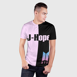 Футболка спортивная мужская BTS J-hope, цвет: 3D-принт — фото 2