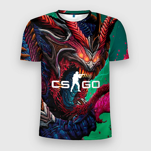 Мужская спорт-футболка CS GO hyper beast skin / 3D-принт – фото 1
