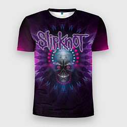 Мужская спорт-футболка Slipknot: Neon Skull