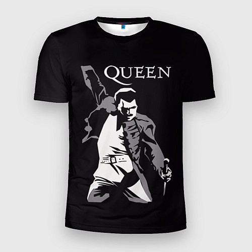 Мужская спорт-футболка Queen Star / 3D-принт – фото 1