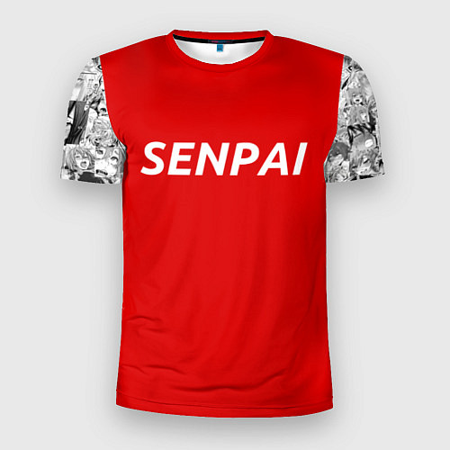 Мужская спорт-футболка SENPAI / 3D-принт – фото 1
