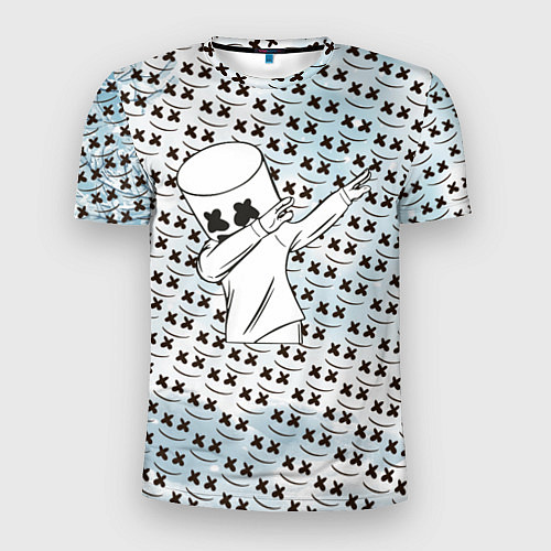 Мужская спорт-футболка Marshmello DAB / 3D-принт – фото 1