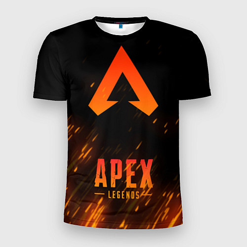 Мужская спорт-футболка Apex Legends: Orange Flame / 3D-принт – фото 1