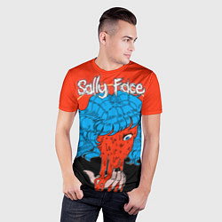 Футболка спортивная мужская Sally Face: Bloody Horror, цвет: 3D-принт — фото 2