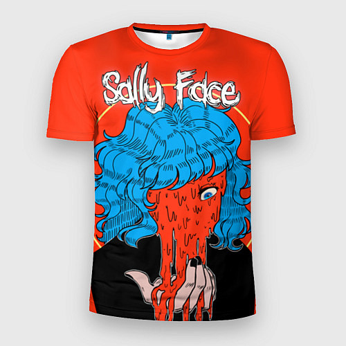 Мужская спорт-футболка Sally Face: Bloody Horror / 3D-принт – фото 1