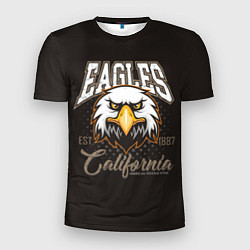 Футболка спортивная мужская Eagles California, цвет: 3D-принт