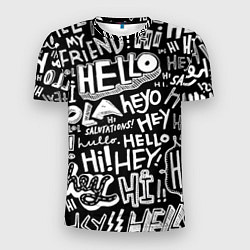 Мужская спорт-футболка Hello Pattern