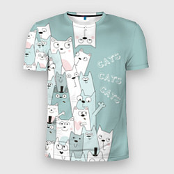 Мужская спорт-футболка Cats World