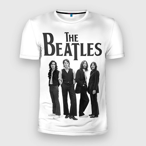 Мужская спорт-футболка The Beatles: White Side / 3D-принт – фото 1