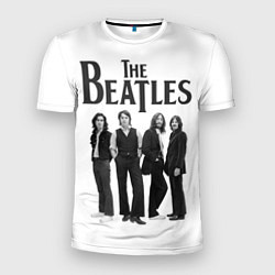 Мужская спорт-футболка The Beatles: White Side