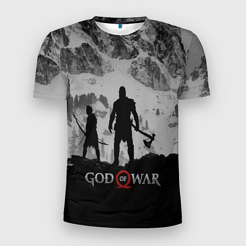 Мужская спорт-футболка God of War: Grey Day / 3D-принт – фото 1