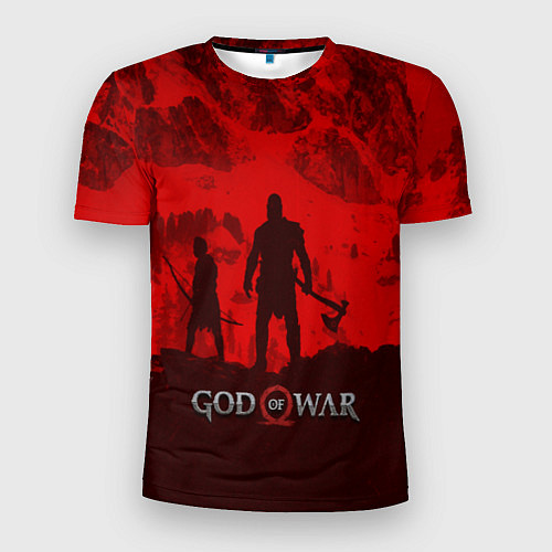 Мужская спорт-футболка God of War: Blood Day / 3D-принт – фото 1