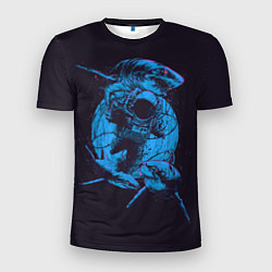 Мужская спорт-футболка Dead Spaсe: Blue Style