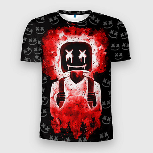 Мужская спорт-футболка Marshmello: Blooded DJ / 3D-принт – фото 1