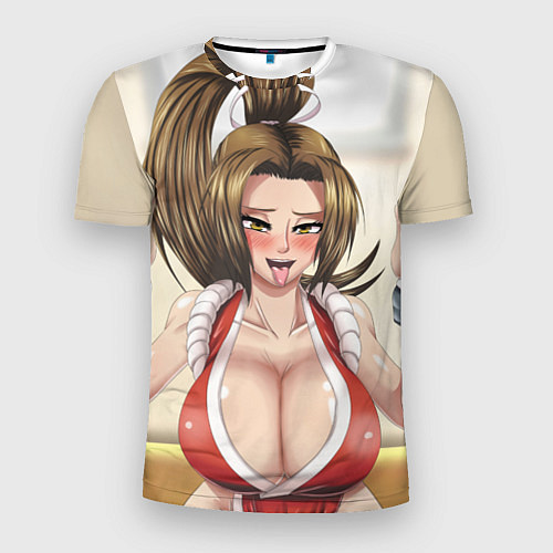 Мужская спорт-футболка Май Сирануи boobs - sexy ahegao / 3D-принт – фото 1