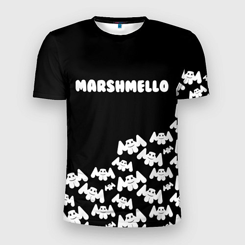 Мужская спорт-футболка Marshmello: Dark Side / 3D-принт – фото 1