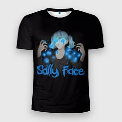 Футболка спортивная мужская Sally Face: Blue Magic, цвет: 3D-принт