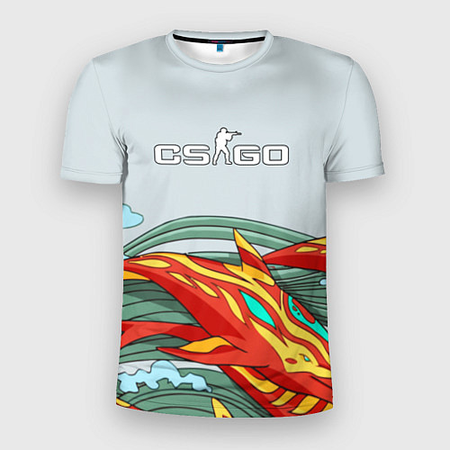 Мужская спорт-футболка CS:GO Fish / 3D-принт – фото 1