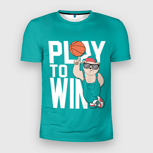 Мужская спорт-футболка Play to win / 3D-принт – фото 1
