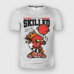 Мужская спорт-футболка Skilled and lucky ball