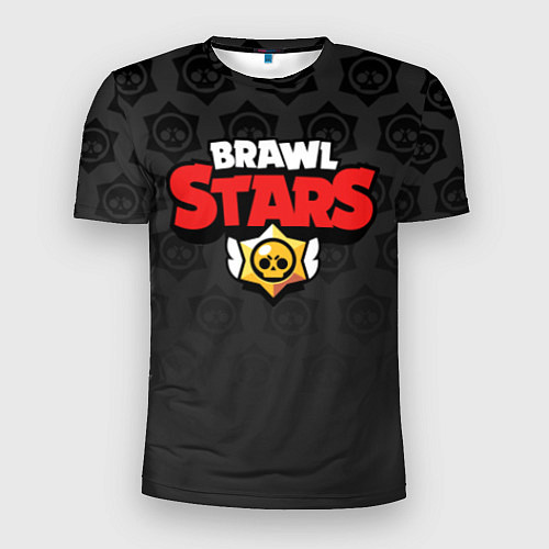 Мужская спорт-футболка Brawl Stars: Black Team / 3D-принт – фото 1