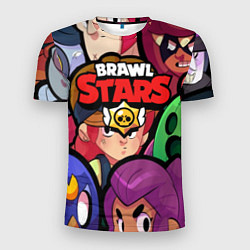 Мужская спорт-футболка Brawl Stars: Heroes