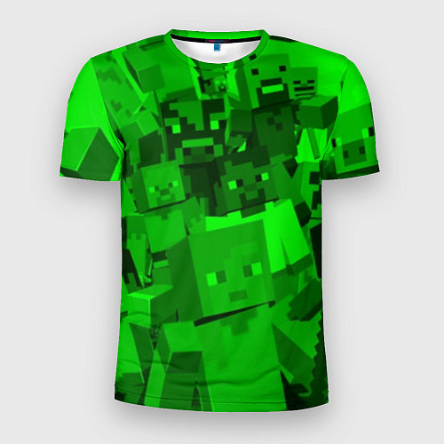 Мужская спорт-футболка Minecraft game characters / 3D-принт – фото 1