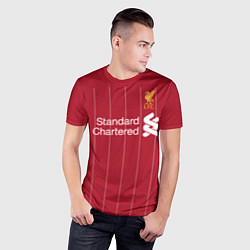 Футболка спортивная мужская FC Liverpool: Shaqiri Home 19-20, цвет: 3D-принт — фото 2