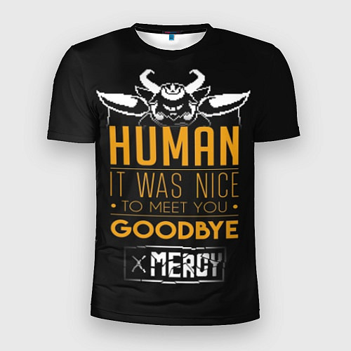 Мужская спорт-футболка Human it was nice / 3D-принт – фото 1
