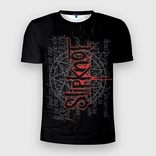 Мужская спорт-футболка Slipknot: Pentagram / 3D-принт – фото 1