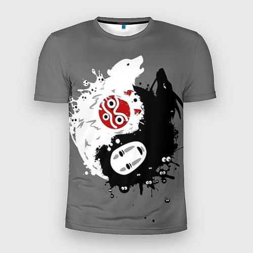 Мужская спорт-футболка Принцесса Мононокэ / 3D-принт – фото 1