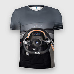 Футболка спортивная мужская BMW - salon, цвет: 3D-принт