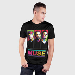 Футболка спортивная мужская Muse pop-art, цвет: 3D-принт — фото 2