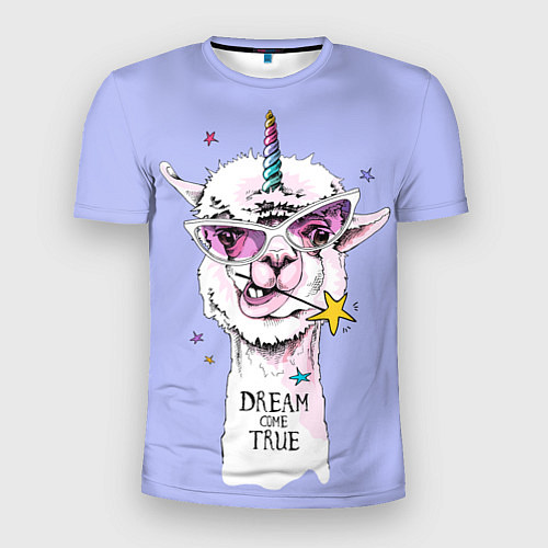 Мужская спорт-футболка Dream come true / 3D-принт – фото 1