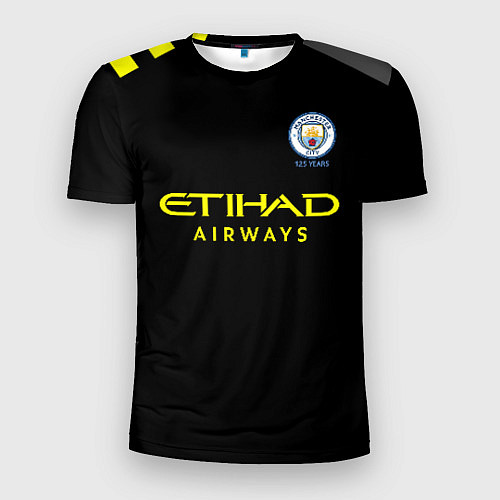 Мужская спорт-футболка Manchester City away 19-20 / 3D-принт – фото 1