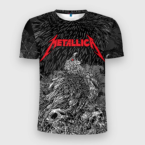 Мужская спорт-футболка Metallica птица на черепах / 3D-принт – фото 1
