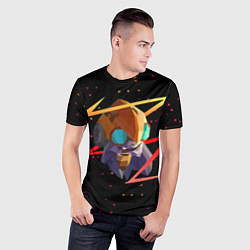 Футболка спортивная мужская Dota 2 Tinker, цвет: 3D-принт — фото 2