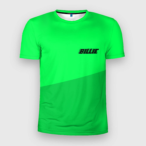 Мужская спорт-футболка Billie Eilish: Duo Green / 3D-принт – фото 1