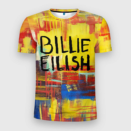 Мужская спорт-футболка Billie Eilish: Art / 3D-принт – фото 1