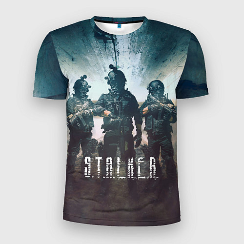 Мужская спорт-футболка Stalker the game / 3D-принт – фото 1