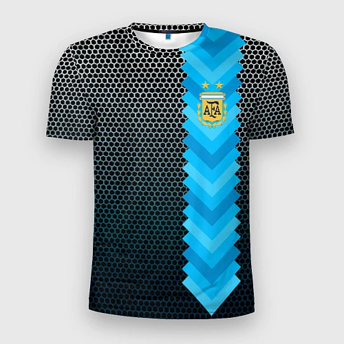Мужская спорт-футболка Аргентина форма / 3D-принт – фото 1