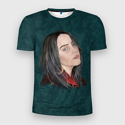 Футболка спортивная мужская Billie Eilish, цвет: 3D-принт