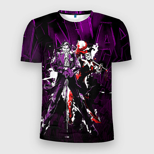 Мужская спорт-футболка Harley and Joker / 3D-принт – фото 1